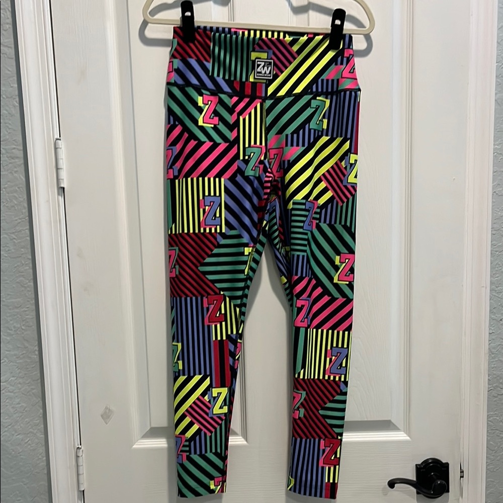 Print Zumba Leggings - Multicolor